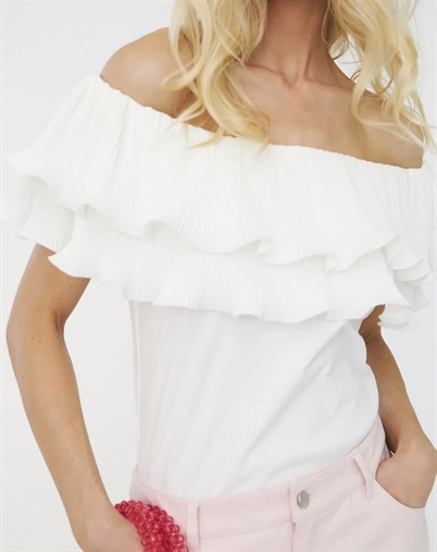 Cras Cph - Flouncecras Top - Off White